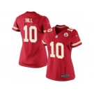 Women's Nike Kansas City Chiefs #10 Tyreek Hill Limited Red Team Color NFL Jersey