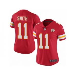 Women's Nike Kansas City Chiefs #11 Alex Smith Limited Red Rush NFL Jersey