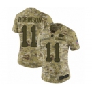 Women's Nike Kansas City Chiefs #11 Demarcus Robinson Limited Camo 2018 Salute to Service NFL Jersey