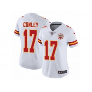 Women's Nike Kansas City Chiefs #17 Chris Conley Vapor Untouchable Limited White NFL Jersey