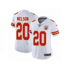 Women's Nike Kansas City Chiefs #20 Steven Nelson Vapor Untouchable Limited White NFL Jersey