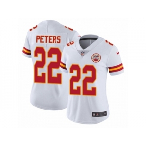 Women's Nike Kansas City Chiefs #22 Marcus Peters Vapor Untouchable Limited White NFL Jersey