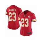 Women's Nike Kansas City Chiefs #23 Phillip Gaines Limited Red Rush NFL Jersey