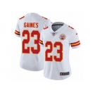 Women's Nike Kansas City Chiefs #23 Phillip Gaines Vapor Untouchable Limited White NFL Jersey