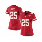 Women's Nike Kansas City Chiefs #25 Marqueston Huff Limited Red Team Color NFL Jersey