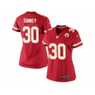 Women's Nike Kansas City Chiefs #30 Bishop Sankey Limited Red Team Color NFL Jersey