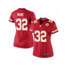 Women's Nike Kansas City Chiefs #32 Spencer Ware Limited Red Team Color NFL Jersey