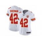 Women's Nike Kansas City Chiefs #42 Anthony Sherman Vapor Untouchable Limited White NFL Jersey