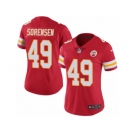 Women's Nike Kansas City Chiefs #49 Daniel Sorensen Limited Red Rush NFL Jersey