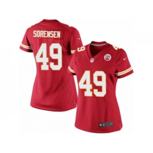 Women's Nike Kansas City Chiefs #49 Daniel Sorensen Limited Red Team Color NFL Jersey