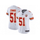 Women's Nike Kansas City Chiefs #51 Frank Zombo Vapor Untouchable Limited White NFL Jersey