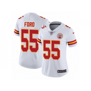 Women's Nike Kansas City Chiefs #55 Dee Ford Vapor Untouchable Limited White NFL Jersey