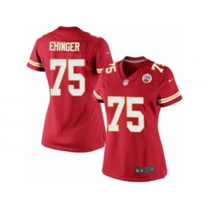 Women's Nike Kansas City Chiefs #75 Parker Ehinger Limited Red Team Color NFL Jersey