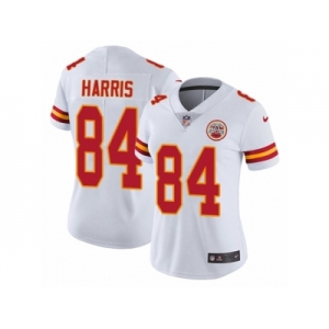 Women's Nike Kansas City Chiefs #84 Demetrius Harris Vapor Untouchable Limited White NFL Jersey