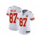 Women's Nike Kansas City Chiefs #87 Travis Kelce Vapor Untouchable Limited White NFL Jersey