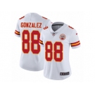 Women's Nike Kansas City Chiefs #88 Tony Gonzalez Vapor Untouchable Limited White NFL Jersey