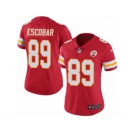 Women's Nike Kansas City Chiefs #89 Gavin Escobar Limited Red Rush NFL Jersey