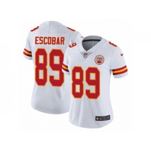 Women's Nike Kansas City Chiefs #89 Gavin Escobar Vapor Untouchable Limited White NFL Jersey