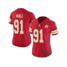 Women's Nike Kansas City Chiefs #91 Tamba Hali Limited Red Rush NFL Jersey