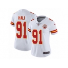 Women's Nike Kansas City Chiefs #91 Tamba Hali Vapor Untouchable Limited White NFL Jersey