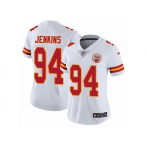 Women's Nike Kansas City Chiefs #94 Jarvis Jenkins Vapor Untouchable Limited White NFL Jersey
