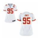 Women's Nike Kansas City Chiefs #95 Chris Jones White NFL Jersey