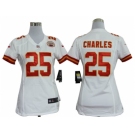 nike women nfl jerseys Kansas City Chiefs #25 Jamaal Charles white[nike]