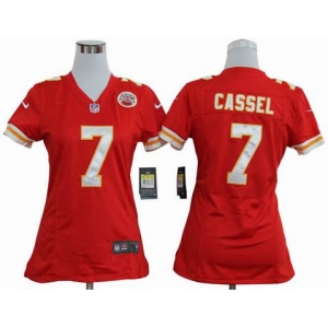 nike women nfl jerseys Kansas City Chiefs #7 Matt Cassel Red[nike]