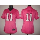 nike women nfl jerseys kansas city chiefs #11 smith pink[nike love]