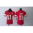 nike women nfl jerseys kansas city chiefs #11 smith red[nike]