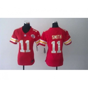 nike women nfl jerseys kansas city chiefs #11 smith red[nike]