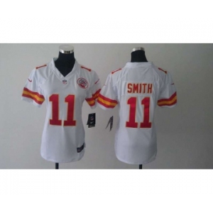nike women nfl jerseys kansas city chiefs #11 smith white[nike]