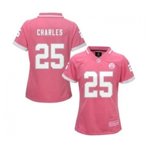 nike women nfl jerseys kansas city chiefs #25 charles pink[nike 2015]