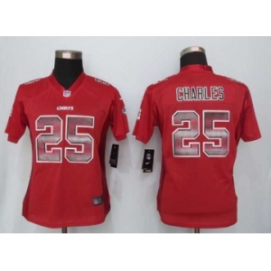 nike women nfl jerseys kansas city chiefs #25 charles red[Strobe Limited]