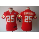 nike women nfl jerseys kansas city chiefs #25 charles red[nike limited]