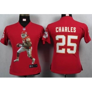 nike women nfl jerseys kansas city chiefs #25 charles red[portrait fashion]