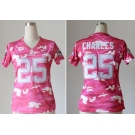 nike women nfl jerseys kansas city chiefs #25 jamaal charles pink[fashion camo]