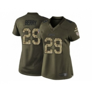 nike women nfl jerseys kansas city chiefs #29 berry army green[nike Limited Salute To Service]