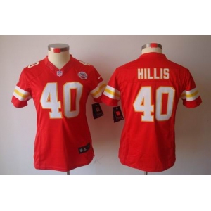 nike women nfl jerseys kansas city chiefs #40 hillis red[nike limited]