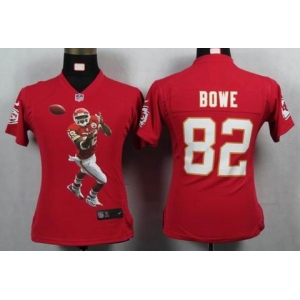 nike women nfl jerseys kansas city chiefs #82 bowe red[portrait fashion]