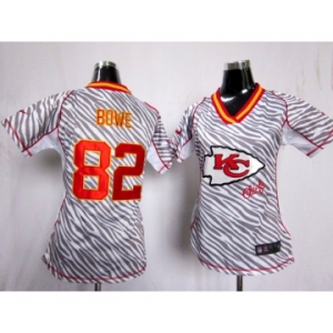 nike women nfl jerseys kansas city chiefs #82 bowe[fem fan zebra]