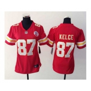nike women nfl jerseys kansas city chiefs #87 kelce red[nike]