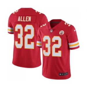 Youth Kansas City Chiefs #32 Marcus Allen Red Team Color Vapor Untouchable Limited Player Football Jersey