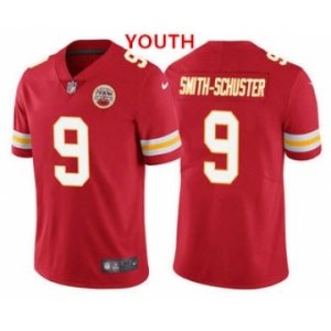 Youth Kansas City Chiefs #9 JuJu Smith-Schuster Red 2022 Vapor Untouchable Stitched NFL Nike Limited Jersey