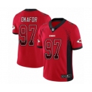 Youth Kansas City Chiefs #97 Alex Okafor Limited Red Rush Drift Fashion Football Jersey