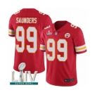 Youth Kansas City Chiefs #99 Khalen Saunders Red Team Color Vapor Untouchable Limited Player Super Bowl LIV Bound Football Jersey