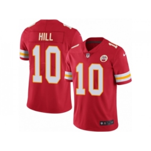 Youth Nike Kansas City Chiefs #10 Tyreek Hill Limited Red Rush NFL Jersey