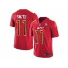 Youth Nike Kansas City Chiefs #11 Alex Smith Red Stitched NFL Limited AFC 2017 Pro Bowl Jersey