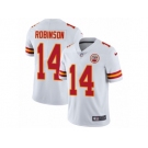 Youth Nike Kansas City Chiefs #14 Demarcus Robinson White Vapor Untouchable Limited Player NFL Jersey
