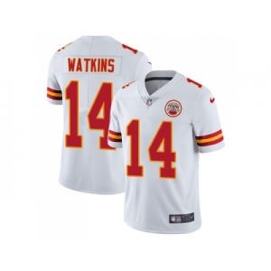 Youth Nike Kansas City Chiefs #14 Sammy Watkins White Stitched NFL Vapor Untouchable Limited Jersey